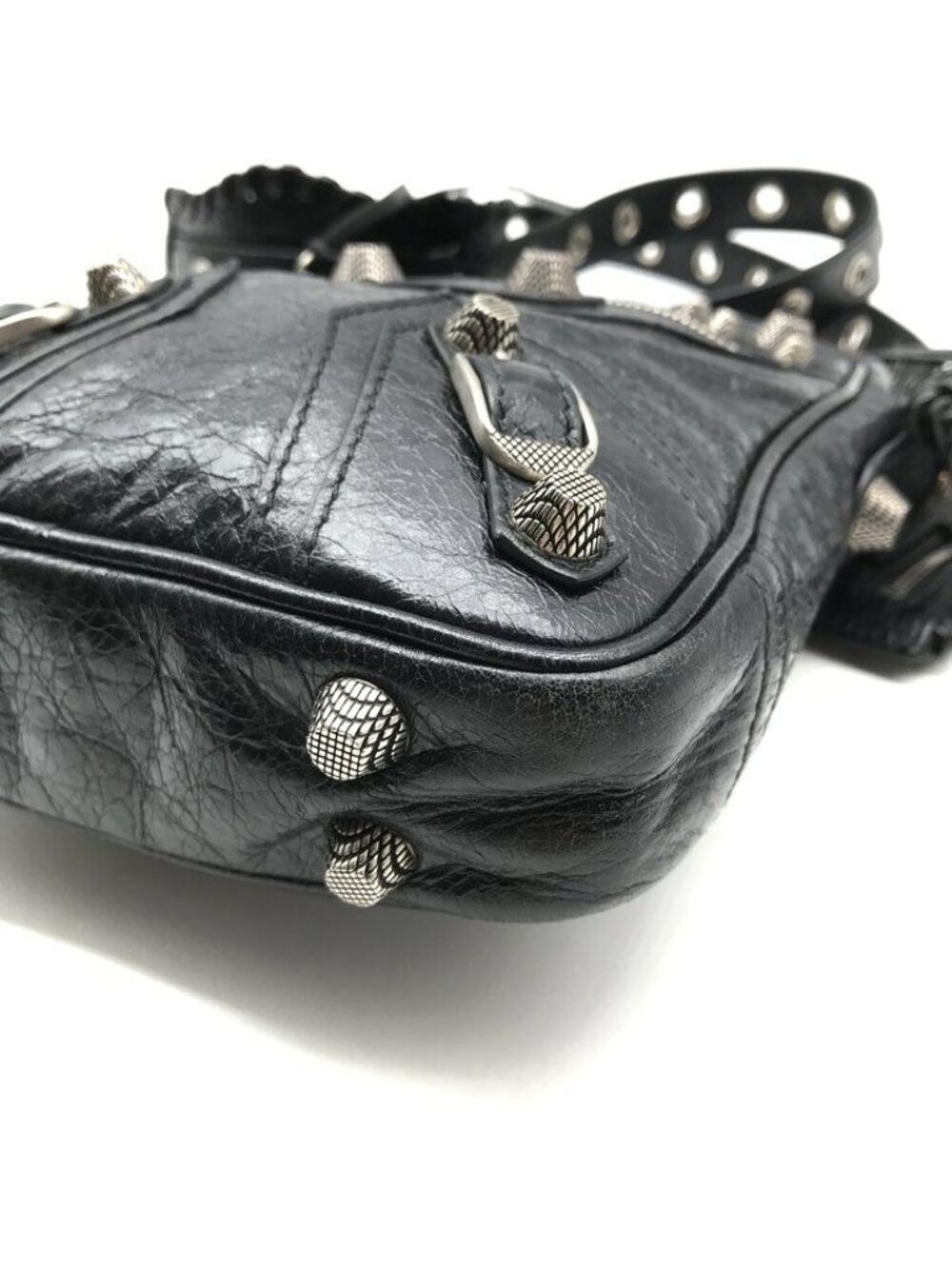 Balenciaga le Cagole Crossbody Shoulder Bag Black Purse - Picture 5 of 10